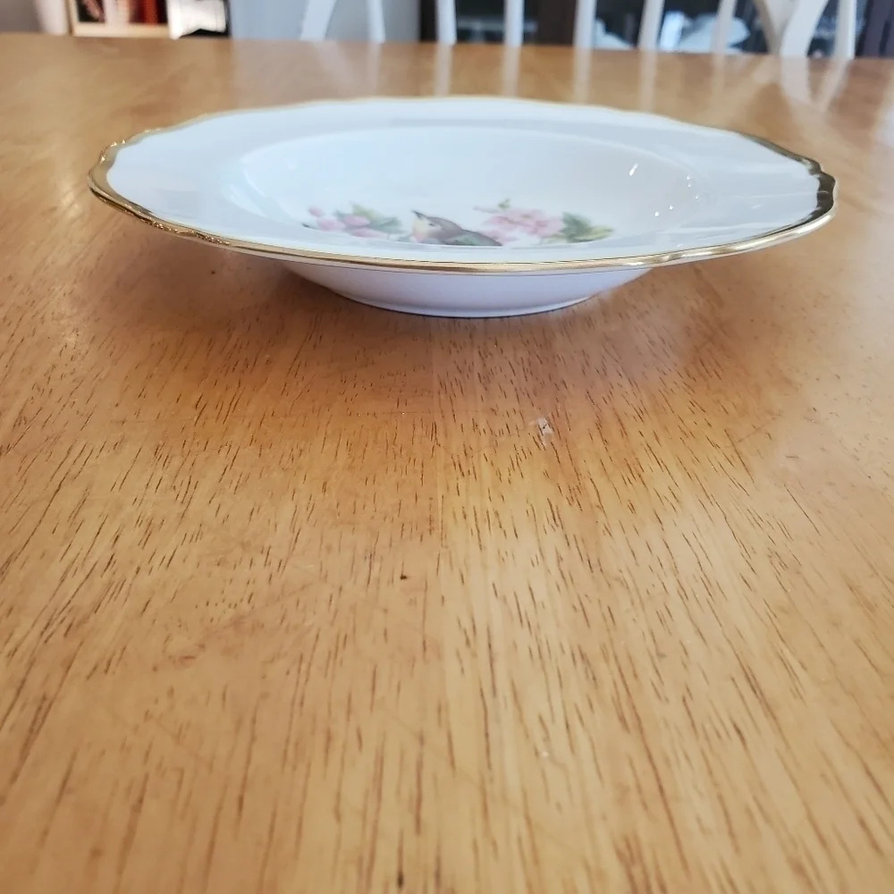 Spode Bone China Myrtle Warbler Plate/Bowl - Picture 3 of 4